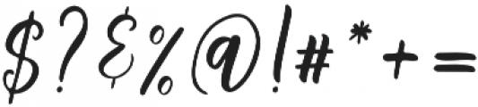 Adheana Script Italic Regular otf (400) Font OTHER CHARS