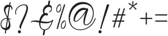 Adiescode Script Regular otf (400) Font OTHER CHARS