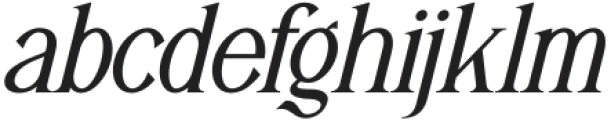 Adigul Italic otf (400) Font LOWERCASE