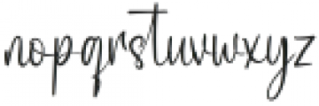 Adigussto Regular otf (400) Font LOWERCASE