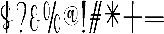Adinda Regular otf (400) Font OTHER CHARS