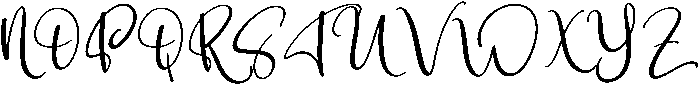 Adinda Regular otf (400) Font UPPERCASE