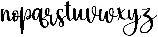 Adinda Regular otf (400) Font LOWERCASE