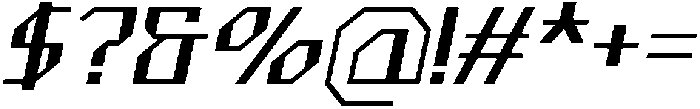 Adkrion Italic otf (400) Font OTHER CHARS