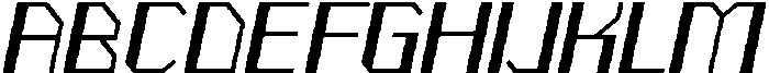 Adkrion Italic otf (400) Font UPPERCASE