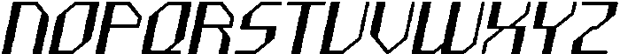 Adkrion Italic otf (400) Font UPPERCASE