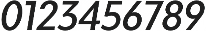 Adlinnaka Condensed Oblique Medium otf (500) Font OTHER CHARS