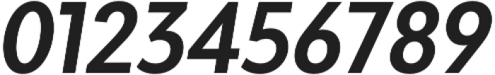 Adlinnaka Condensed Oblique Semi Bold otf (600) Font OTHER CHARS
