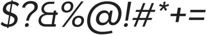 Adlinnaka Regular Italic otf (400) Font OTHER CHARS