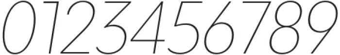 Adlinnaka Thin Condensed Italic otf (100) Font OTHER CHARS