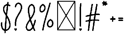Admiration Regular otf (400) Font OTHER CHARS