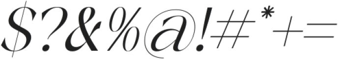 Adogare Italic otf (400) Font OTHER CHARS