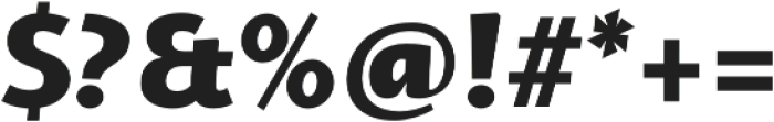 Ador Black-Italic otf (900) Font OTHER CHARS