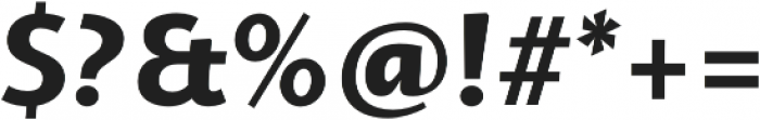 Ador ExtraBold-Italic otf (700) Font OTHER CHARS