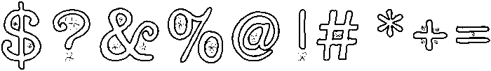 Adora Medium otf (500) Font OTHER CHARS