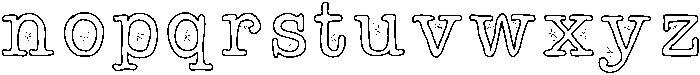 Adora Medium otf (500) Font LOWERCASE