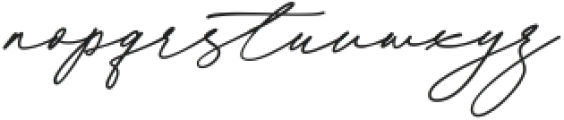 Adorable Calligraphy Regular ttf (400) Font LOWERCASE