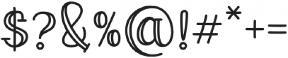 Adorable Font 10 otf (400) Font OTHER CHARS