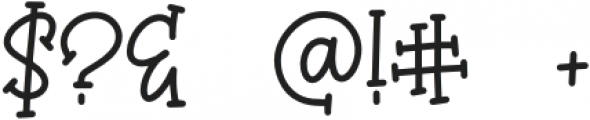 Adorable Font 7 Regular otf (400) Font OTHER CHARS