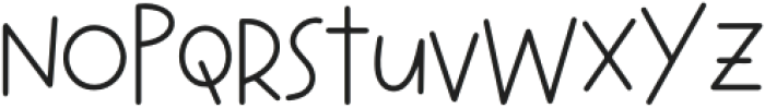 Adorable Font Regular otf (400) Font LOWERCASE