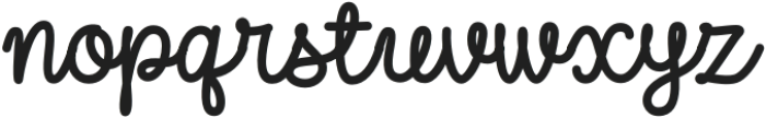 Adorable Notebook Bold otf (400) Font LOWERCASE