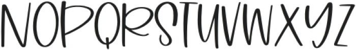 Adorable Regular otf (400) Font UPPERCASE