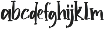 Adorable Type Font otf (400) Font LOWERCASE