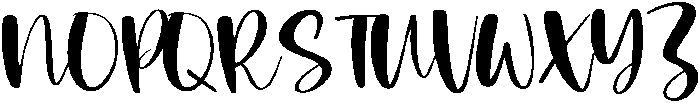 Adorable otf (400) Font UPPERCASE