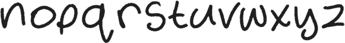 Adorables otf (400) Font LOWERCASE