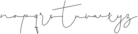 Adorasi-Signature otf (400) Font LOWERCASE