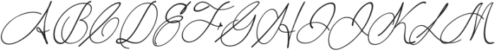 Adoration Signature Regular otf (400) Font UPPERCASE