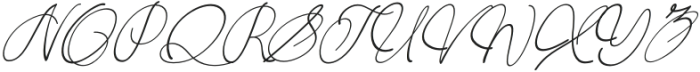 Adoration Signature Regular otf (400) Font UPPERCASE