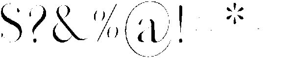 Adore Condensed otf (400) Font OTHER CHARS