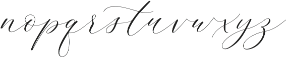 Adore Normal otf (400) Font LOWERCASE