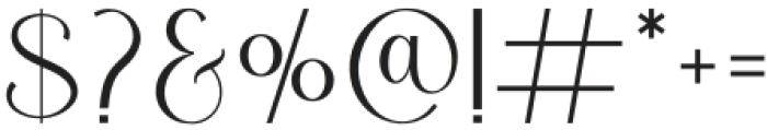 Adore Sans Regular otf (400) Font OTHER CHARS