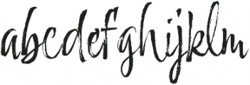Adore You otf (400) Font LOWERCASE
