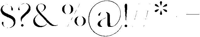 Adore otf (400) Font OTHER CHARS