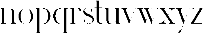 Adore otf (400) Font LOWERCASE