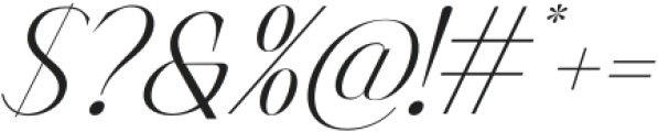 AdoreStorySans-Italic otf (400) Font OTHER CHARS