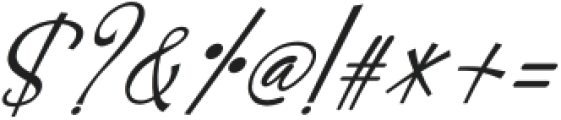 Adoretime Italic Italic otf (400) Font OTHER CHARS