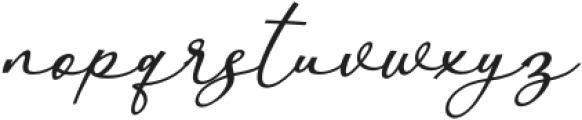 Adoretime Italic Italic otf (400) Font LOWERCASE