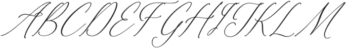 Adoretta Holland Script Italic otf (400) Font UPPERCASE