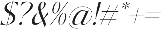 Adoretta Holland Serif Italic otf (400) Font OTHER CHARS