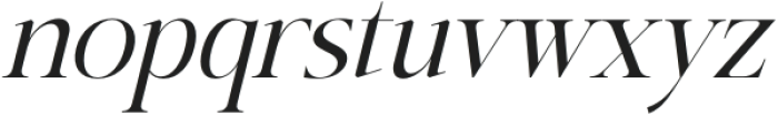 Adoretta Holland Serif Italic otf (400) Font LOWERCASE