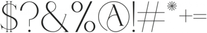 Adorn Story Serif otf (400) Font OTHER CHARS