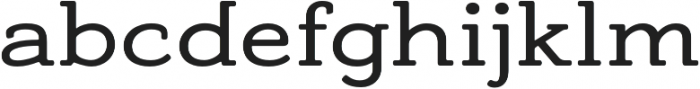 AdornS Slab Serif otf (400) Font LOWERCASE