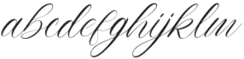 AdornedScript otf (400) Font LOWERCASE