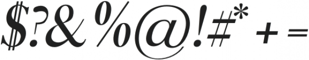 Adren SemiBold Italic otf (600) Font OTHER CHARS