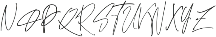 Adustine Signature Regular otf (400) Font UPPERCASE