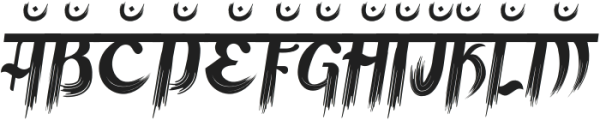 Advait Five otf (400) Font UPPERCASE